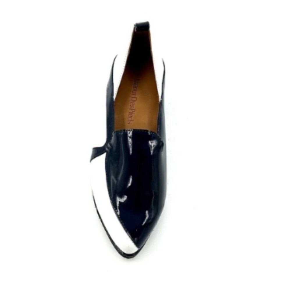 NWOT L’AMOUR DES PIEDS – Marjolaina Loafers Black/White in Size 7M
